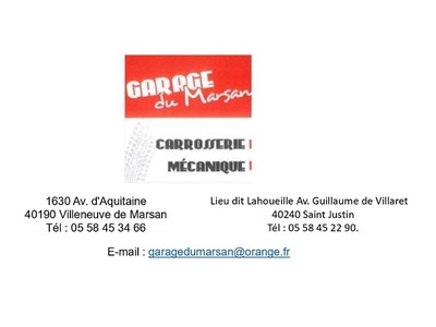 Illustration du partenaire GARAGE DU MARSAN